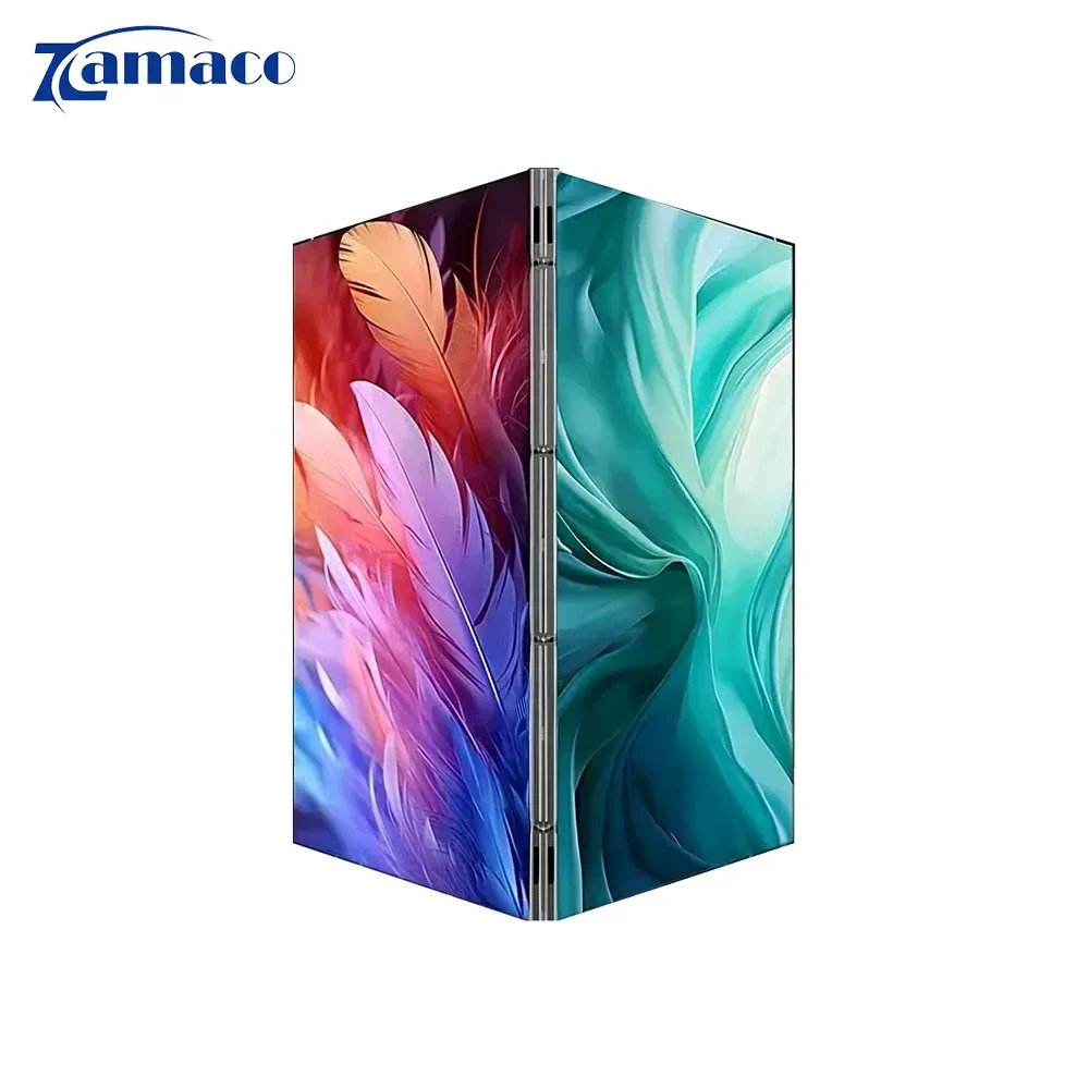 Màn hình LED Unilumin Uslim S2 ghép thành cột góc hiển thị hai mặt Màn hình LED Unilumin Uslim S2 ghép thành cột góc hiển thị hai mặt