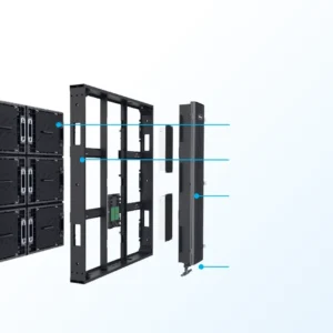 Cấu trúc khung nhôm, module và hộp nguồn độc lập của Unilumin Usurface III Pro